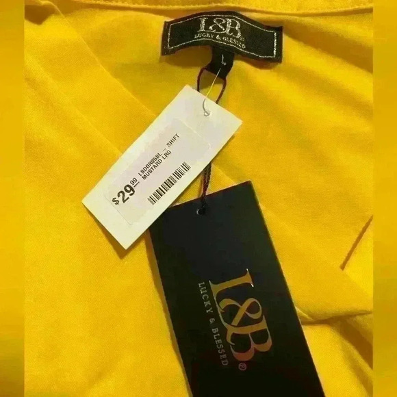 💛 NWT Bright Yellow T-shirt Dress - Picture 6 of 6